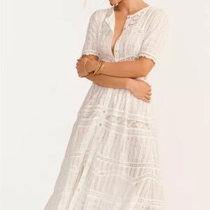 LoveShackFancy
Medina Victorian White Maxi Dress